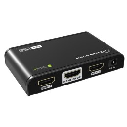 Techly Rozdzielacz / Splitter Techly HDMI 2.0 1x2 4K*60Hz HDR EDID