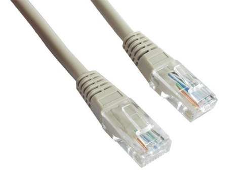 Gembird Patch cord kat.5e osłonka zalewana 5M szary