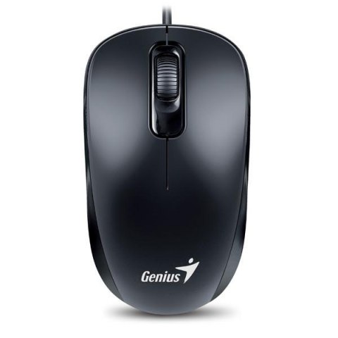 Genius Mysz przewodowa Genius DX-110 Calm Black 1000 DPI