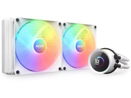 NZXT Chłodzenie wodne NZXT Kraken 280 RGB LCD białe