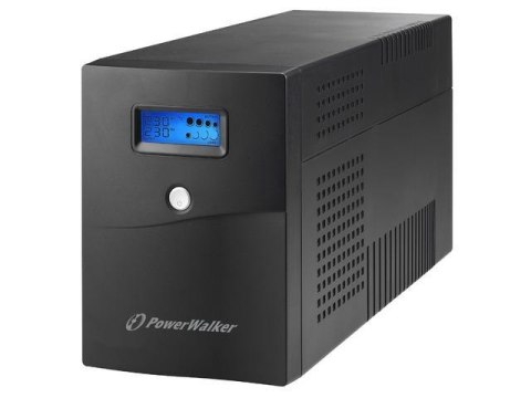 POWER WALKER Zasilacz awaryjny UPS Power Walker Line-Interactive 3000VA SCL 4xSchuko RJ11/45 In/Out USB LCD