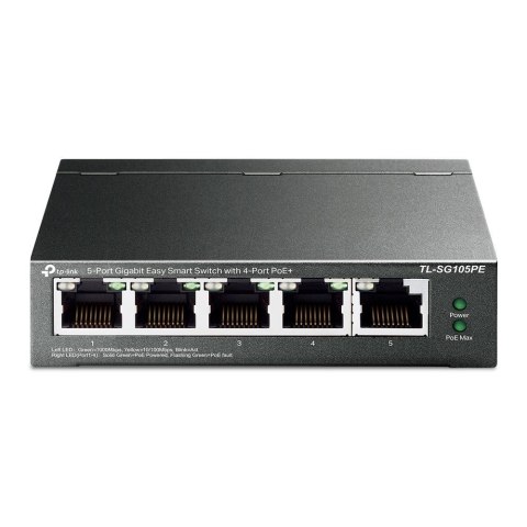 TP-LINK Switch zarządzalny TP-Link TL-SG105PE Easy Smart 5x10/100/1000 (4xPoE+)