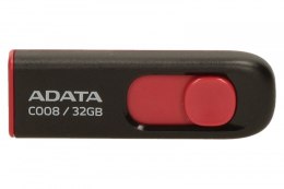 Adata Pendrive DashDrive Classic C008 32GB USB2.0 czarno-czerwone