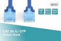 Digitus Patch cord U/UTP kat.5e PVC 3m niebieski