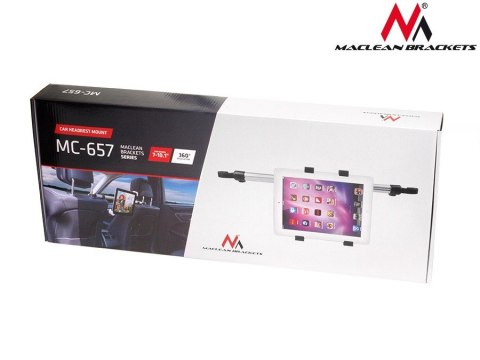Maclean Uniwersalny samochodowy uchwyt do Tabletu 7-10.1'' MC-657 do montowania na zagłówek