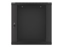 Lanberg Szafa instalacyjna wisząca 19 12U 600X450mm czarna (drzwi szklane)