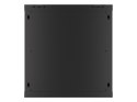 Lanberg Szafa instalacyjna wisząca 19 12U 600X450mm czarna (drzwi szklane)