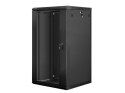 Lanberg Szafa instalacyjna wisząca 19 cali 22U 600X600mm czarna (drzwi szklane)