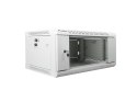Lanberg Szafa instalacyjna wisząca 19 cali 4U 600X450mm szara (drzwi szklane)