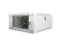 Lanberg Szafa instalacyjna wisząca 19 cali 4U 600X600mm szara (drzwi szklane)