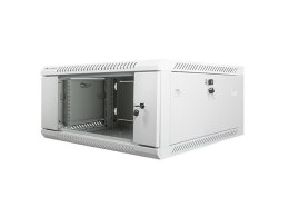 Lanberg Szafa instalacyjna wisząca 19 cali 4U 600X600mm szara (drzwi szklane)