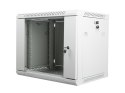 Lanberg Szafa instalacyjna wisząca 19 cali 9U 600X450mm szara (drzwi szklane)