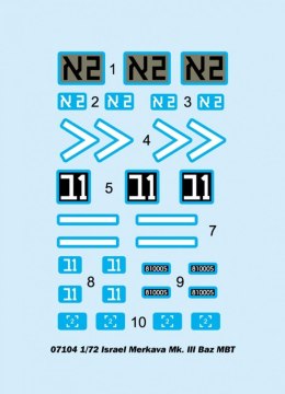 Trumpeter Model plastikowy Israel Merkava Mk. III Baz MBT