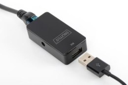 Digitus Przedłużacz/Extender USB 2.0 HighSpeed po skrętce Cat.5e/6 UTP, do 50m