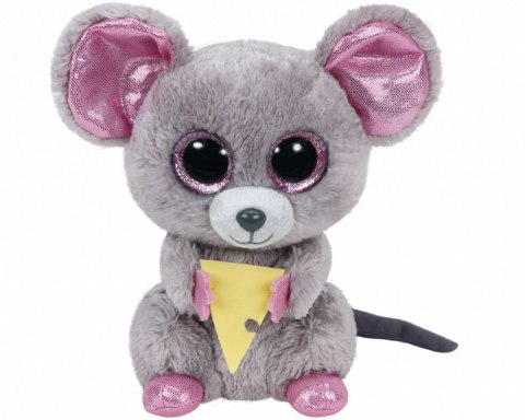 Meteor Maskotka TY Beanie Boos Squeaker - Mysz z serem, 15 cm