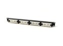 Digitus Patch panel 19" 24 porty, kat.5e, U/UTP, 1U, czarny (kompletny)