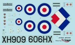 Mirage Gloster Javelin F Mk9 model set