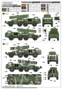 Trumpeter Model plastikowy Russian 9p140 TEL of 9K57 Uragan Multiple Launch Rocket System