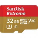 SanDisk Extreme microSDHC 32GB 100/60 MB/s A1 V30 U3