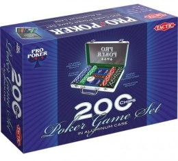 Tactic Gra Pro Poker Alu Suit 200 żetonow