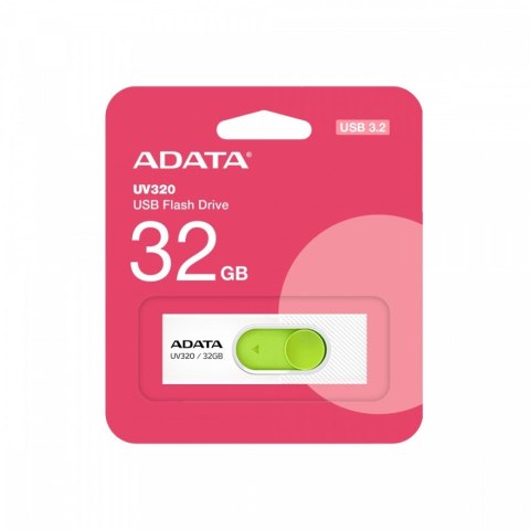 Adata Pendrive UV320 32GB USB3.2 biało-zielony