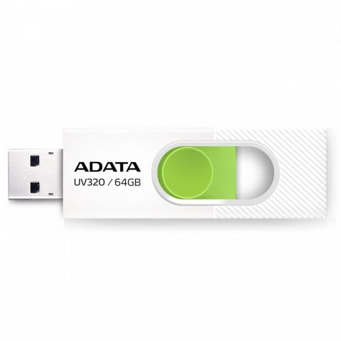 Adata Pendrive UV320 64GB USB3.2 biało-zielony