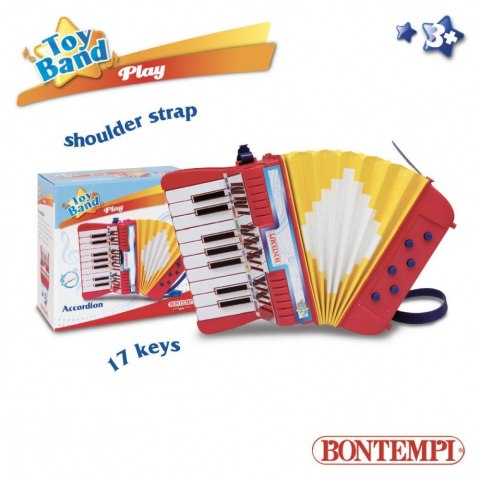 Bontempi Play Akordeon z 17 klawiszami