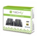 Techly Extender HDMI po skrętce Cat.5e/6/6a/7 do 60m, z odbiornikiem IR, czarny