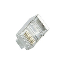 LogiLink Wtyki RJ45 CAT.6 z osłoną, 100szt. ekranowane, biały