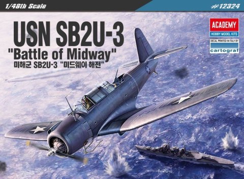 Academy USN SB2U-3 Vindicator Battle of Midway