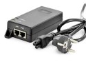 Digitus Zasilacz/Adapter PoE+ 802.3at, max. 55V 30W Gigabit 10/100/1000Mbps, aktywny