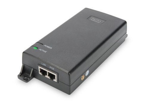 Digitus Zasilacz/Adapter PoE+ 802.3at, max. 55V 60W Gigabit 10/100/1000Mbps, aktywny