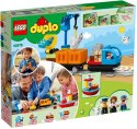 LEGO Klocki DUPLO 10875 Pociąg towarowy