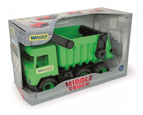 Wader Wywrotka zielona Middle Truck w kartonie