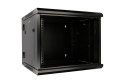 Extralink Szafka wisząca rack 6U 600x600 czarna dwusekcyjna