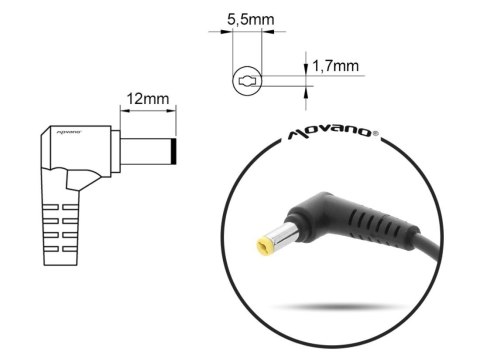 Mitsu Ładowarka/zasilacz 19v 1.58a (5.5x1.7) - Acer, Dell, Packard bell 30W