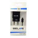 Beline Ładowarka sieciowa USB + microUSB 1A czarna