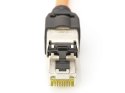 Digitus Wtyk modularny RJ45 kat.6A, PoE+, 10GbE, STP, ekranowany, metalowy, beznarzędziowy, AWG 27-22, zaślepka