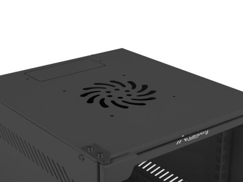 Lanberg Szafa wisząca 10 cali 4U 280x310mm czarna