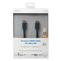 LogiLink Kabel premium HDMI Ultra HD, 3m