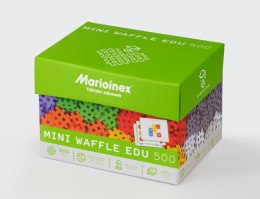 Marioinex Klocki konstrukcyjne Mini Waffle EDU 500 z kartami