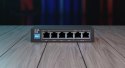 Extralink Switch KRIOS PoE 4x Gigabit PoE/PoE+, 2x RJ45 Uplink Gigabit, 60W