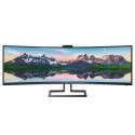 Philips Monitor 48.8 cala 499P9H Curved VA HDMIx2 DP USB-C HAS