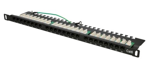 Extralink Patchpanel 24 porty 0.5U CAT6 UTP