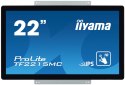 IIYAMA Monitor 22 TF2215MC-B2 pojemnościowy 10pkt pianka IPS DP HDMI