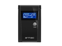 Armac Zasilacz awaryjny Armac Line-In 850VA Office Pure Sine Wave LCD 2X230v PL metalowa obudowa