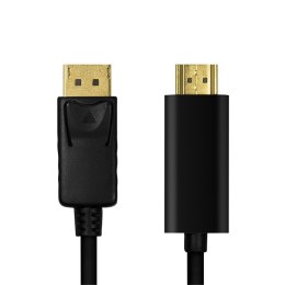 LogiLink Kabel DisplayPort 1.2 do HDMI 1.4 1m Czarny