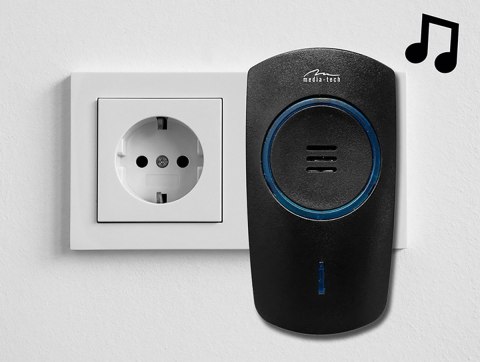 Media-Tech Bezprzewodowy dzwonek kinetyczny KINETIC DOORBELL MT5701