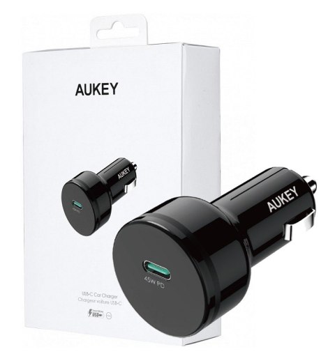 AUKEY CC-Y13 ultraszybka ładowarka samochodowa 1xUSB-C Power Delivery 45W 3A