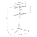 LogiLink Stojak pod telewizor z podstawą V Czarny